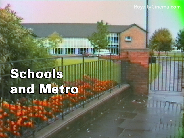 Schools and Regent Centre Metro in 1981