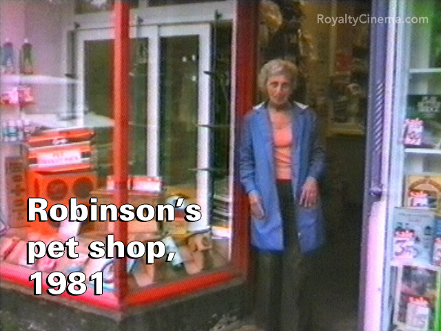 Video of Robinson's pet shop on Gosforth High Street